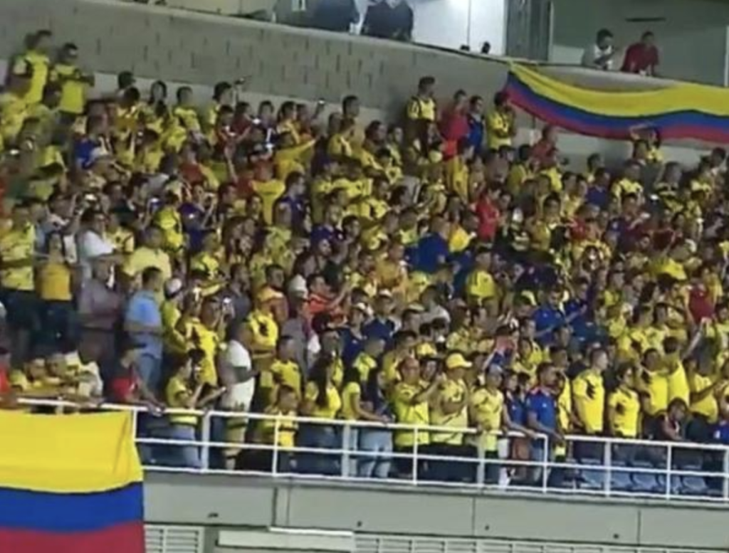 Hinchas colombianos